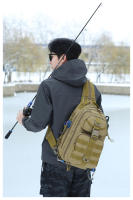 Mochila táctica militar Molle para hombre, bolso multifuncional para acampar, escalar, senderismo, un solo hombro - details 11