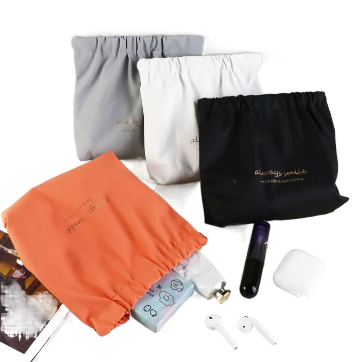Bolsa de almacenamiento de cables de datos, neceser, estuche de maquillaje, bolsa de resorte de hoja, bolsa de maquillaje de viaje, bolsa de cosméticos con cierre automático, bolsa de almacenamiento para mujer - 1