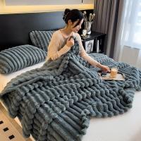 Bonenjoy-Manta de felpa de Color sólido, Sábana, toalla de sofá, manta de siesta, chal de viaje, regalo festivo, mantas de cama esponjosas (sin funda de almohada) - details 3