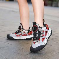 Nuevas sandalias para niños 2025, corte deportivo, ligeras, transpirables, de encaje rápido, marca para zapatos deportivos para caminar para niñas y niños - details 0
