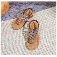 Sandalias Mujer 2025 con Cristales y Plataforma |   Tira en Dedo para Verano, Diseño Elegante y Fresco para Playa y Ciudad - details 27