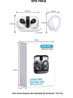 Auriculares Deportivos Bluetooth 5.4 Autonomía de 75h, Impermeables IP7, 4 Micrófonos ENC - details 11