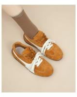 Zapatos de entrenamiento retro americanos alemanes para mujer, estilo ins marea 2025, verano, nuevo fondo plano, combinación de colores, estilo Forrest Gump. - details 10