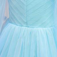 Elegante Vestido de Baile de Tul Diseño de Flores de Esponja para Bodas y Fiestas - details 31