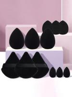 12 piezas de esponja de maquillaje triangular de terciopelo suave para Libre Foundation Melter Whitening Poo - details 0