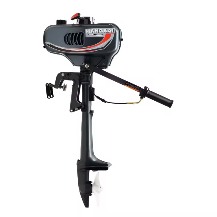 Motor fuera de borda para barco, sistema de refrigeración por agua y aire, eje CDI de 16 pulgadas, 2 tiempos, 3.5HP - 1