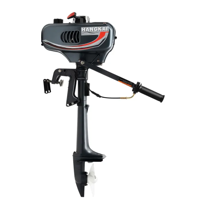 Motor fuera de borda para barco, sistema de refrigeración por agua y aire, eje CDI de 16 pulgadas, 2 tiempos, 3.5HP - 1