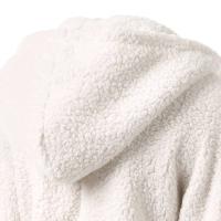 Sudadera con Capucha de Peluche para Mujer Ouwu Moda de Color Sólido, Ajuste Suelto, Estilo Tendencia 2024 - details 14