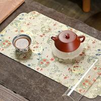 Mantel de tela Retro portátil, camino de mesa elegante de doble cara, impermeable, suave, para banquete de té, hogar - details 4