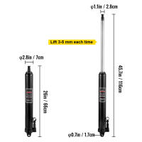 SucceBuy Gato hidráulico de brazo largo, capacidad de 3 toneladas/6600 libras, bomba de pistón único y base de horquilla, recolector manual con mango, para grúas de garaje/taller, elevador de motor, negro - details 1