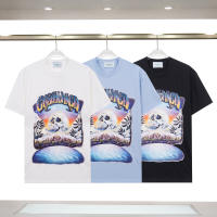 Nueva colección de verano con logotipo impreso frontal, camiseta deportiva de algodón puro con cuello redondo para hombre, camisa informal de estilo básico para pareja - details 16