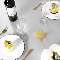 Mantel de satén redondo liso de lujo, cubierta de mesa de seda de imitación brillante, decoración de mesa de Color sólido, Navidad - details 5