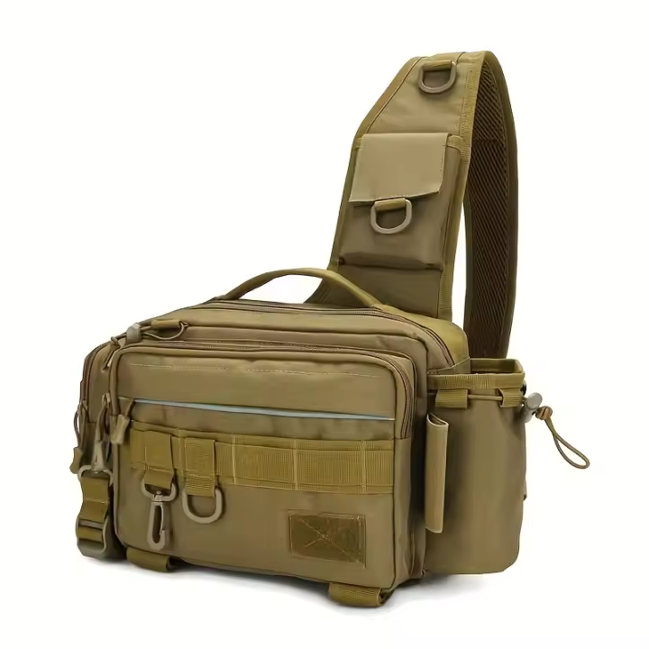 Bolsa de montañismo, equipo de pesca, bandolera, riñonera de escalada para horquillas - 1