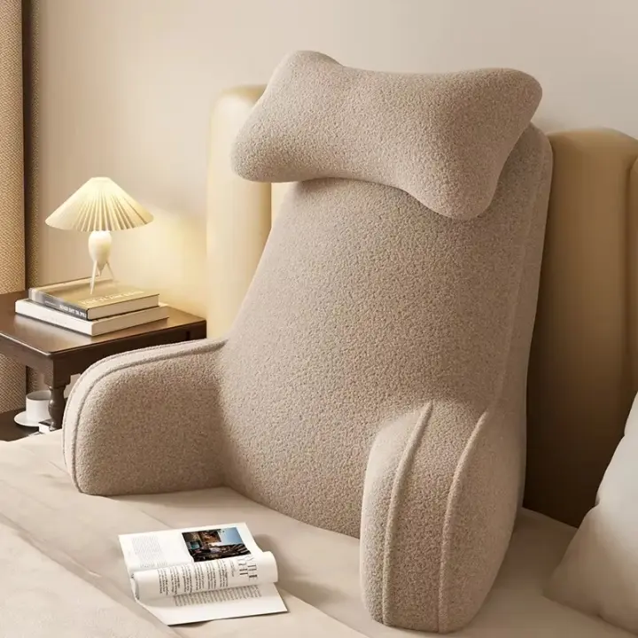 Almohada de lectura estándar para adultos, cojín de espuma viscoelástica para sentarse en la cama, con brazos extendidos - 1
