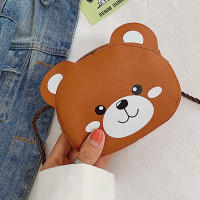 Bolso cruzado de PU para niñas, bolsa de hombro con estilo de Animal de dibujos animados adorables para compras, 1 unidad - details 0