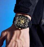 SMAEL-reloj Digital para hombre, pulsera deportiva de silicona, multifuncional, resistente al agua, LED - details 12