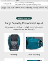 Aione-Mochila de senderismo para hombre, montañismo, camping, viaje, bolsa de deporte para motociclismo, 30 litros - details 5
