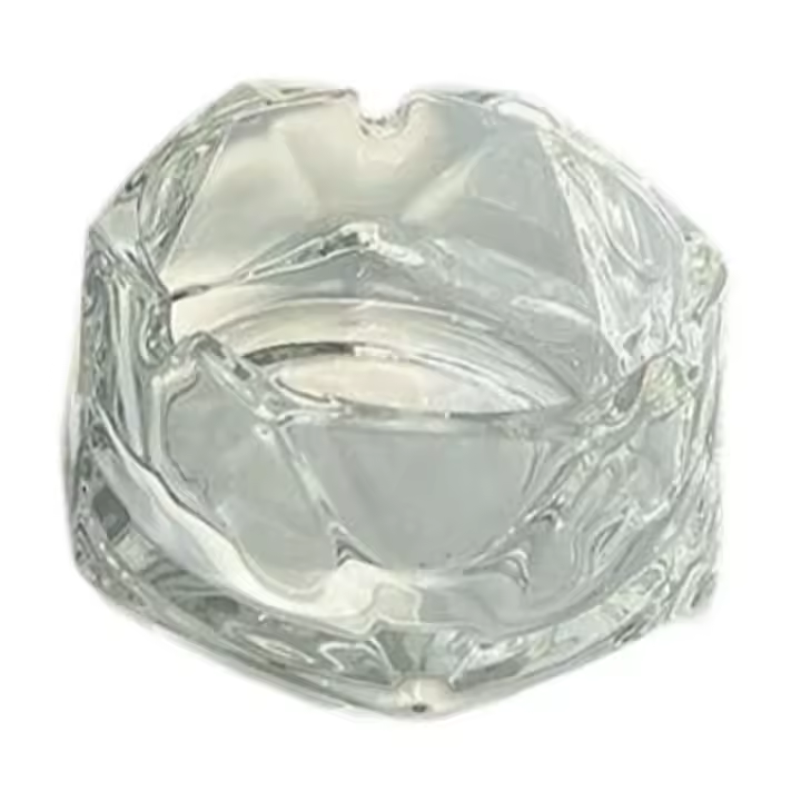 Cenicero de cristal, artesanía moderna, regalo de lujo, soporte para Cenicero para mesa del hogar - 1