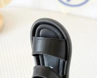 Sandalias de verano para niños y niñas, zapatos suaves y transpirables con gancho de color puro, a la moda, para la playa - details 14