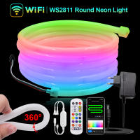 GAHADA Tira de Neón 24V Luces de Iluminación Redondas de 360 Grados Impermeable - details 0
