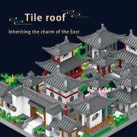 China-Chic micro particle building blocks are difficult to assemble Suzhou garden architecture series assembled toys - details 5