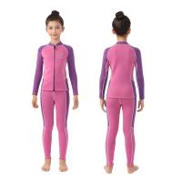 Traje de Neopreno para Niños Traje de Baño Dividido de 2,5mm con Mangas Largas Térmicas, Protección Solar, Surf, Traje de Medusas de Esnórquel - details 3