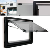 Marco de ventana lateral para autocaravana, ventana con bisagras de aluminio, de 450x500mm, para caravana y acampada - details 0