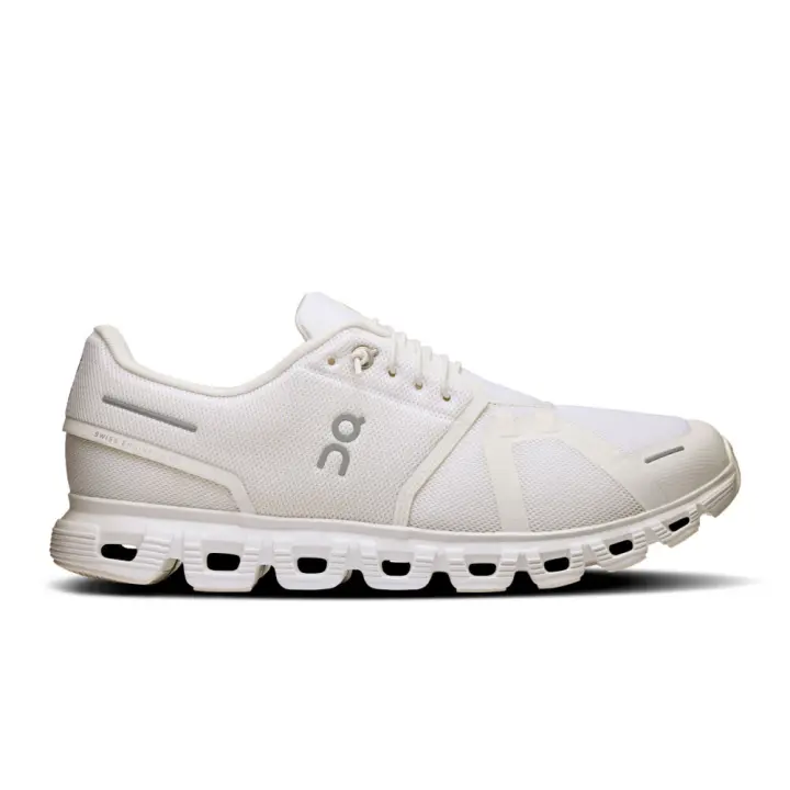 Zapatillas Blancas On Running Cloud 6 Hombre Blanco Cómodas y Ligeras - 1