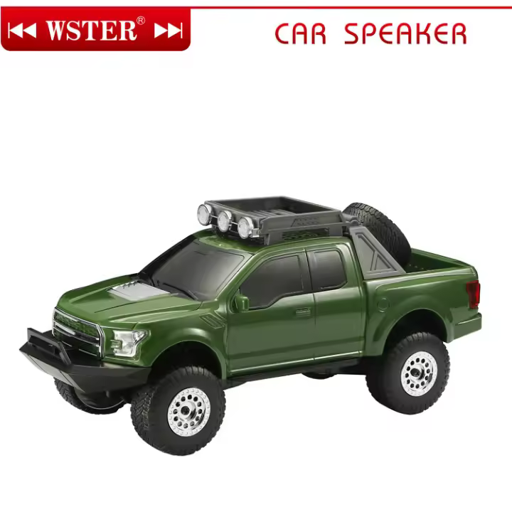 Subwoofer Compatible con Bluetooth Modelo de Camión de Four Wheels para Música, Audio, Teléfono Móvil, PC y Portátil - 1