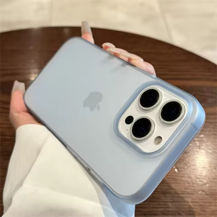 Funda de teléfono transparente mate suave para iPhone 16 15 14 Pro Max Plus 13 12 11 XR XS XsMax 8 cubierta de parachoques de silicona a prueba de golpes - 1