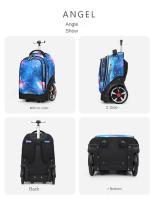Mochila Escolar de Rueda Grande Impermeable, Resistente al Desgaste, Capacidad para Hombres y Mujeres Hecha en China - details 20