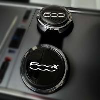 Nuevo Cenicero de espejo negro para coche tipo empuje para piezas de automóvil Fiat 500 - details 3