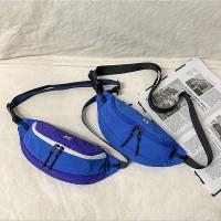 Bolso de pecho deportivo de gran capacidad para hombre, bandolera de nailon con contraste de Color, bolso de dumplings, impermeable, de estilo coreano, para exteriores - details 36