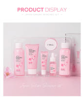 Set de Cuidado de la Piel de Sakura Limpiador Facial, Crema Hidratante, Protector Solar, Máscara Hidratante, Suero Iluminador Herramientas de Cuidado de la Piel de Belleza - details 16