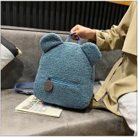 Mochila de felpa, bolso de mujer, nueva versión coreana, súper linda mochila con orejas de oso, mochila para niñas, bolso padre-hijo. - details 18
