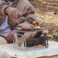 Estufa de Camping de Acero Inoxidable Plegable Portátil Cocina al Aire Libre con Placa de Parrilla - details 9