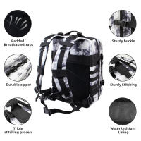 Mochila Táctica Impermeable de 50L Diseño Sólido de Nylon Ideal para Senderismo, Camping, Viajes Deportes y Exteriores - details 2