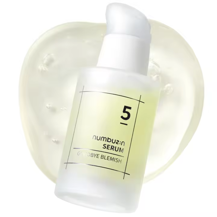 Numbuzin No.5 Goodbye Blemish Serum cicatrices de acné con vitamina C, niacinamida, gel ligero antioxidante, cuidado de la piel coreano para - 1