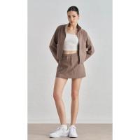 Falda de cintura alta con cordón ajustable, minifalda deportiva informal para mujer, pantalones cortos, falda de tenis para fitness - details 7