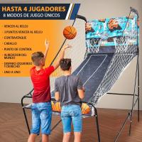 juego baloncesto, Marcador LED digital, Plegable, Para niños y Adultos, Ideal para interiores y exteriores - details 4
