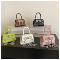 Mini bolsa de hombro con cordones para mujeres, correa de hombro para mujeres, solapa de cuero PU, cadena, moda - details 22
