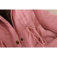 Chaqueta de algodón acolchada para mujer, abrigo informal ajustado con capucha, Parkas acolchadas, abrigo cálido, otoño e invierno, nové de 2025 - details 35