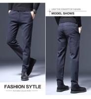 Pantalones Denim de Alta Calidad Estilo Clásico Otoño 2024 Vaqueros de Negocios Casuales para Hombres con Alta Comodidad y Elástico - details 15