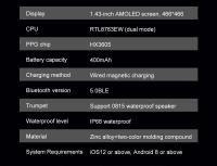 Reloj inteligente DM50 para deportes al aire libre, Pantalla Amoled HD de 1,43 pulgadas, Bluetooth, llamadas, detección de frecuencia cardíaca, resistente al agua IP68 - details 19