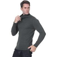 Nuevo suéter de cuello alto de invierno para hombre, suéter tejido informal para hombre, jerséis de Fitness para mantener el calor, Tops - details 6