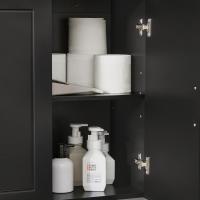 Armario Auxiliar Multiusos de Pared Mueble Baño Colgar Armario Suspendido con 2 Puertas Blanco 60 x 30 x 60 cm - details 40