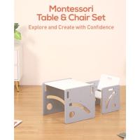 FUNLIO Juego de Mesa y Silla Montessori para Bebé