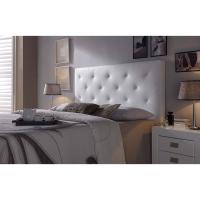 tapizado Rombo 140X60 cm Blanco, para Cama de 135 cm, Acolchado con Espuma, 8 cm de Grosor, Incluye herrajes para Colgar - details 5