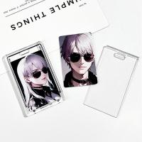Portatarjetas Kpop para niños, Protector de tarjetas de estudiante de moda coreana, transparente con cadena, soporte para sesión fotográfica, 1 Uds. - details 3