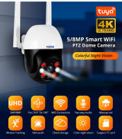 Cámara de Seguridad Inalámbrica KERUI 4K PTZ Visión Nocturna Infrarroja Zoom Digital 4X - details 0